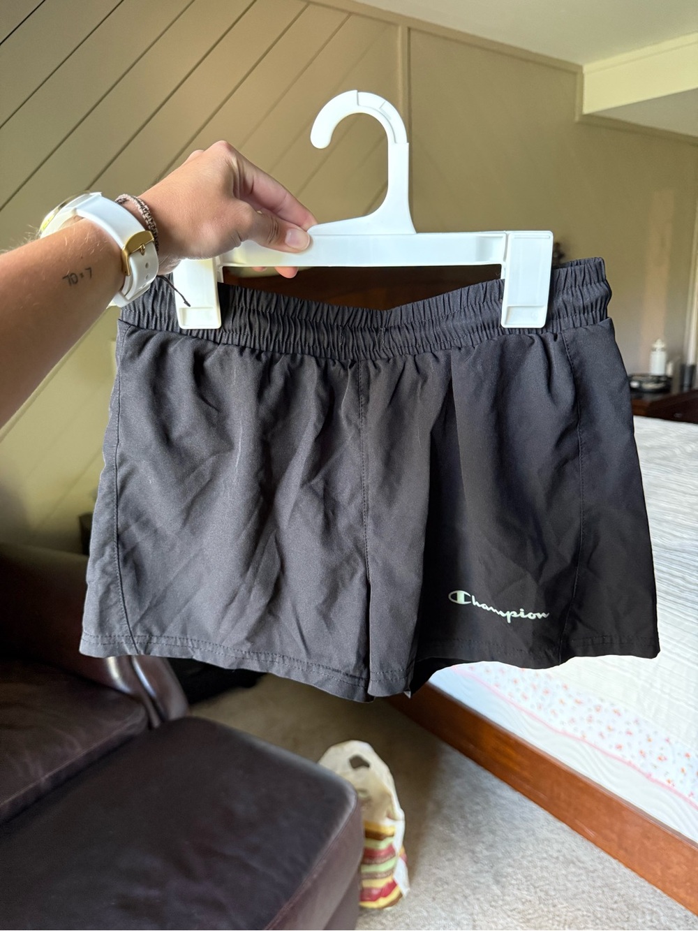 Champion Black Athletic Shorts
